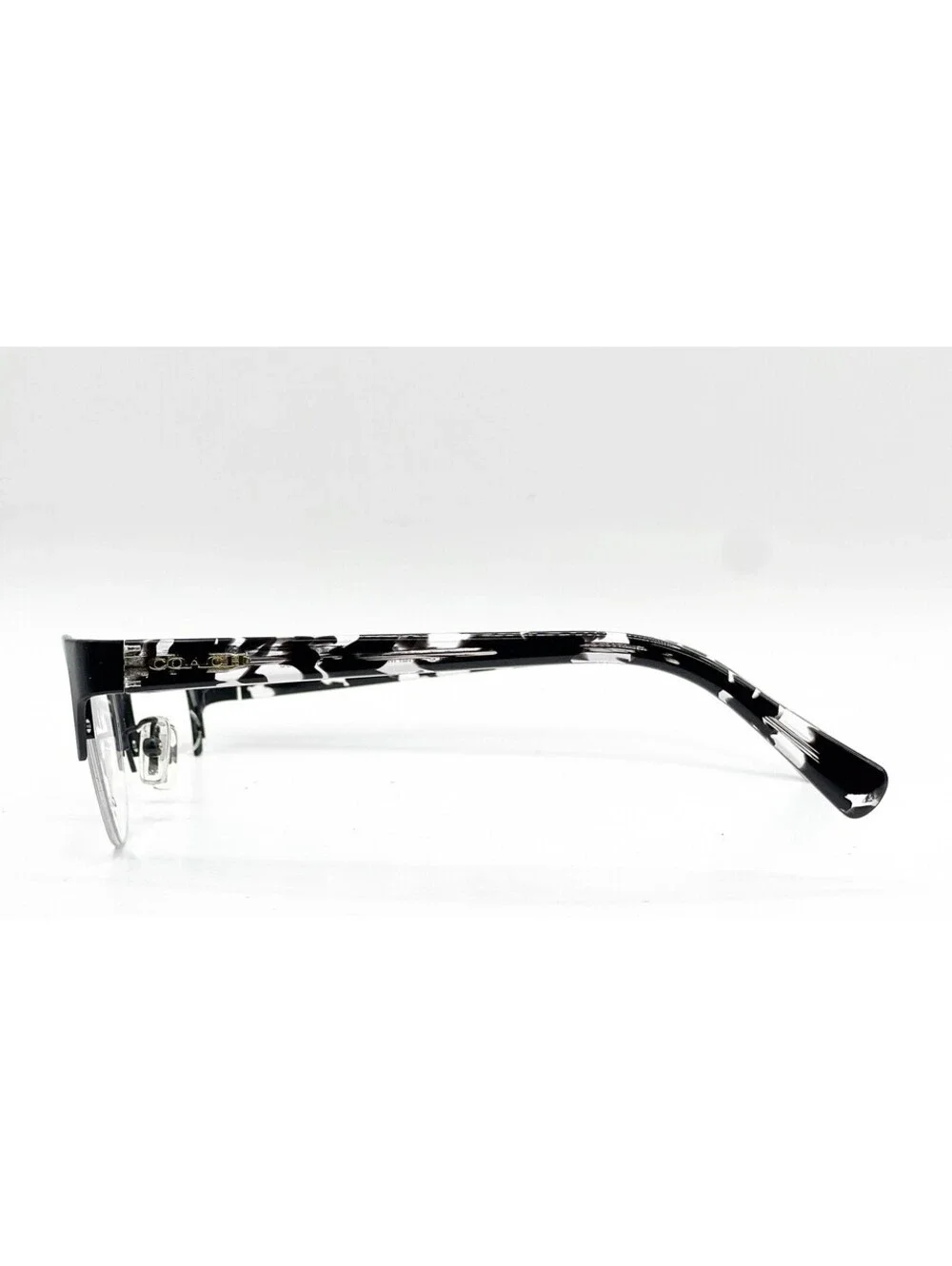 Coach HC 5078 9254 Satin Black Crystal Mosaic Authentic Eyeglass Frames 50-18